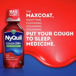 Siro ho Vicks NyQuil Cough DM+ Congestion 354ml 13 siro ho vicks nyquil cough dm congestion 354ml ka