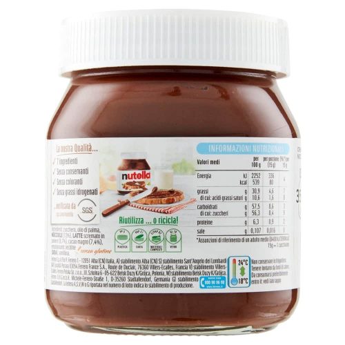 Socola bơ hạt phỉ Nutella Hazelnut Spread 350g 12 socola bo hat phi nutella hazelnut spread 350g kc