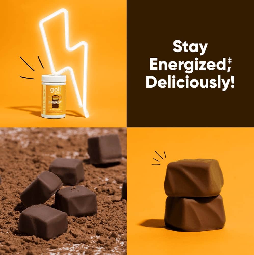 Socola bổ sung năng lượng Goli Energy Bites 30 viên (Salted Caramel  Chocolate) – Wowmart VN | 100% hàng ngoại nhập