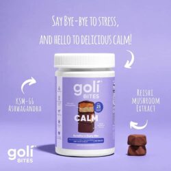socola ho tro giam stress goli calm bites 30 vien chocolate acai berry kd