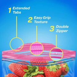 tui zip dung thuc pham 4 size ziploc variety pack 347 cai ka