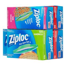 tui zip dung thuc pham 4 size ziploc variety pack 347 cai kg