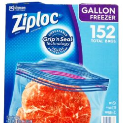 tui zip dung thuc pham lanh ziploc gallon freezer 152 cai ka