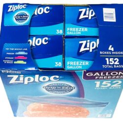 tui zip dung thuc pham lanh ziploc gallon freezer 152 cai kb