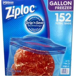 tui zip dung thuc pham lanh ziploc gallon freezer 152 cai kc