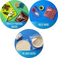 tui zip dung thuc pham lanh ziploc gallon freezer 152 cai ki