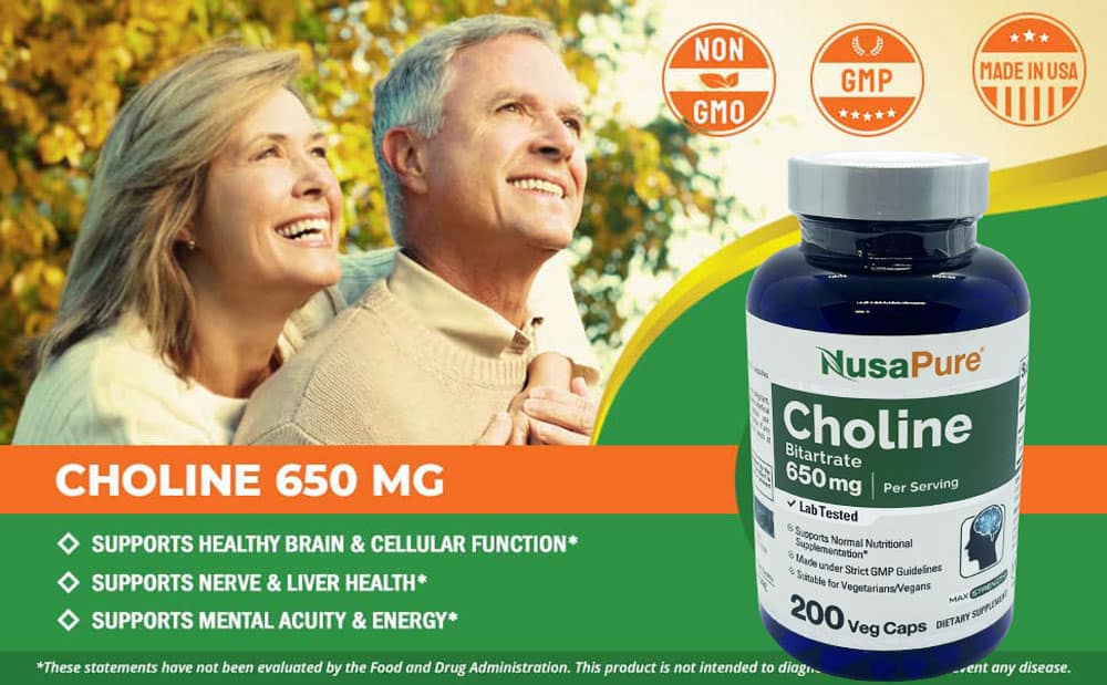 Viên uống bổ sung Choline NusaPure Choline Bitartrate 650mg 200 Capsules 12 vien uong bo sung choline nusapure choline bitartrate 650mg 200 capsules 040825 kf