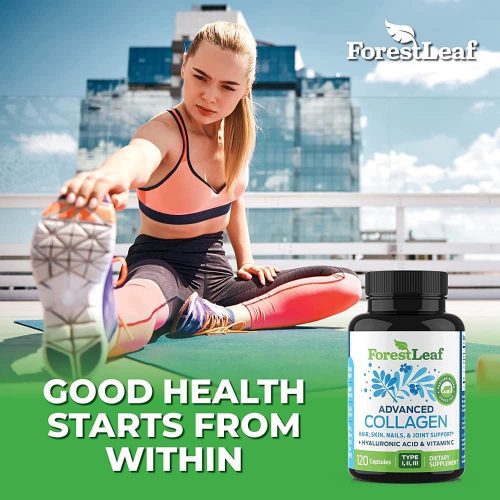 vien uong bo sung collagen forest leaf advanced collagen 120 capsules kc