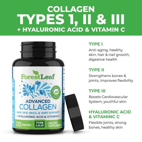 vien uong bo sung collagen forest leaf advanced collagen 120 capsules ke
