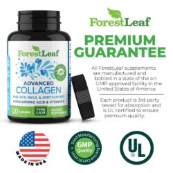 vien uong bo sung collagen forest leaf advanced collagen 120 capsules kf