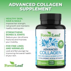vien uong bo sung collagen forest leaf advanced collagen 120 capsules kg