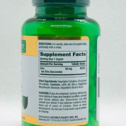 Viên uống bổ sung kẽm Nature’s Bounty Zinc 50mg 200 viên 8 vien uong bo sung kem natures bounty zinc 50mg 200 vien kb