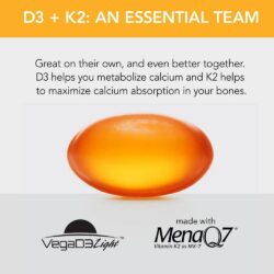 Viên uống bổ sung Vitamin D3, K2 SR Vitamin D3 + K2 with Coconut Oil 125mcg (5000IU) 60 Softgels 9 vien uong bo sung vitamin d3 k2 sr vitamin d3 k2 with coconut oil 125mcg 5000iu 60 softgels knb