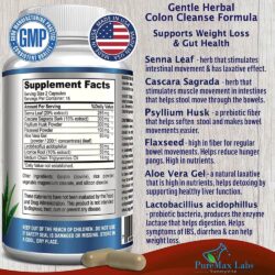 vien uong ho tro tieu hoa khoe manh puremax labs 15 day colon cleanse 30 capsules kd