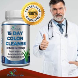 vien uong ho tro tieu hoa khoe manh puremax labs 15 day colon cleanse 30 capsules ke