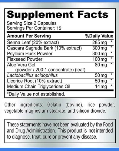 vien uong ho tro tieu hoa khoe manh puremax labs 15 day colon cleanse 30 capsules kf