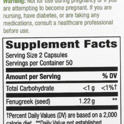 vien uong loi sua natures way fenugreek seed 1220mg 100 capsules ka