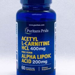Viên uống Puritan’s Pride Acetyl L-Carnitine HCl 400mg with Alpha Lipoic Acid 200mg 60 Capsules 7 vien uong puritans pride acetyl l carnitine hcl 400mg with alpha lipoic acid 200mg 60 capsules ka