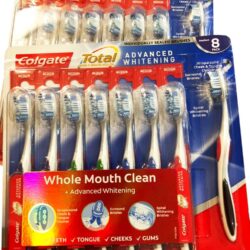 ban chai danh rang colgate total advanced whitening medium whole mouth clean 8 cai kb