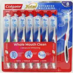 ban chai danh rang colgate total advanced whitening medium whole mouth clean 8 cai kf