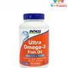 Dầu cá Omega-3 Now Ultra Omega-3 500 EPA/ 250 DHA 180 Softgels