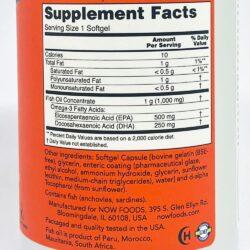 dau ca omega 3 now ultra omega 3 500 epa 250 dha 180 softgels 180525 kd