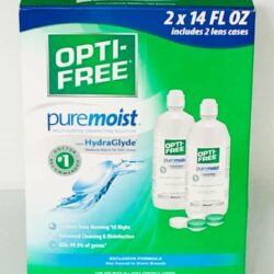 Dung dịch vệ sinh kính áp tròng Opti-Free Puremoist 420ml x2 chai 10 dung dich ve sinh kinh ap trong opti free puremoist 420ml x2 chai kc