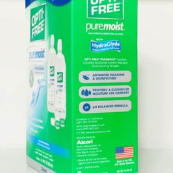 Dung dịch vệ sinh kính áp tròng Opti-Free Puremoist 420ml x2 chai 12 dung dich ve sinh kinh ap trong opti free puremoist 420ml x2 chai kf