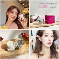 kem duong trang da genie snow face collagen cream 20g kb