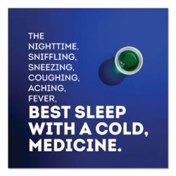 Siro Vicks NyQuil Cold & Flu Nighttime Relief 354ml (Original) 13 siro vicks nyquil cold flu nighttime relief 354ml original ka