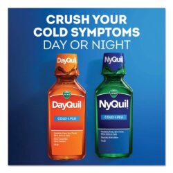 Siro Vicks NyQuil Cold & Flu Nighttime Relief 354ml (Original) 15 siro vicks nyquil cold flu nighttime relief 354ml original kc