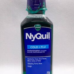 Siro Vicks NyQuil Cold & Flu Nighttime Relief 354ml (Original) 9 siro vicks nyquil cold flu nighttime relief 354ml original kf