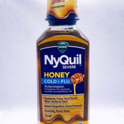 Siro Vicks NyQuil Honey Cold & Flu Severe 354ml 11 siro vicks nyquil honey cold flu severe 354ml ke