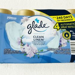 Tinh dầu cho máy xịt thơm phòng tự động Glade Clean Linen 175g x4 7 tinh dau cho may xit thom phong tu dong glade clean linen 175g x4 kc