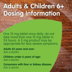 Viên chống dị ứng Zyrtec Antihistamine Allergy 10mg 60 Tablets 10 vien chong di ung zyrtec antihistamine allergy 10mg 30 tablets ki