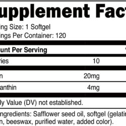 vien uong bo mat nutricost zeaxanthin 4mg with lutein 20mg 120 softgels ka