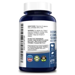 Viên uống bổ sung Hesperedin và Diosmin NusaPure Hesperidin & Diosmin Complex 1000mg 180 Capsules 7 vien uong bo sung hesperedin va diosmin nusapure hesperidin diosmin complex 1000mg 180 capsules kc