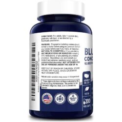 Viên uống chiết xuất Việt quất NusaPure Blueberry Concentrate 10,000mg Equivalent 200 Capsules 5 vien uong chiet xuat viet quat nusapure blueberry concentrate 10 000mg equivalent 200 capsules kb