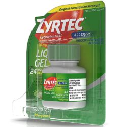 vien uong dang gel chong di ung zyrtec antihistamine allergy 10mg 40 liquid gels kc