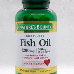 vien uong dau ca tro tim sang mat natures bounty fish oil 1200mg 200 softgels kc