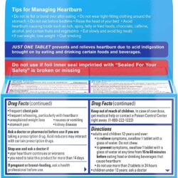 Viên uống giảm đầy hơi, ợ nóng Pepcid AC Original Strength 60 Tablets 13 vien uong giam day hoi o nong pepcid ac original strength 60 tablets kd