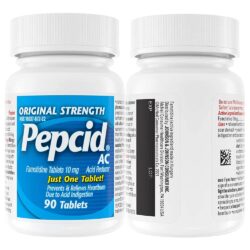 Viên uống giảm đầy hơi, ợ nóng Pepcid AC Original Strength 90 Tablets 17 vien uong giam day hoi o nong pepcid ac original strength 90 tablets kj