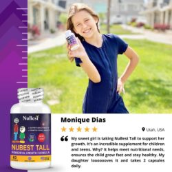 vien uong ho tro tang chieu cao cho tre nubest tall 60 capsules ke
