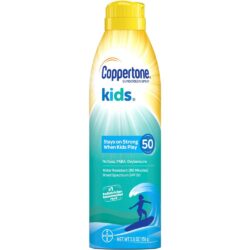 Xịt chống nắng cho trẻ Coppertone Kids Sunscreen Spray SPF50 156g x2 chai (312g) 9 xit chong nang cho tre coppertone kids sunscreen spray spf50 156g x2 chai 312g kc