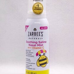 xit muoi lam diu mui voi vitamin c zarbees naturals soothing saline nasal mist with vitamin c 88ml kb