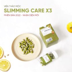 combo 1 thao moc giam can slimming care x3 30 capsules kem vien rau xanh detox fresh vegetables 15 tablets ka