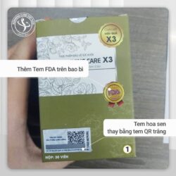 combo 1 thao moc giam can slimming care x3 30 capsules kem vien rau xanh detox fresh vegetables 15 tablets ke