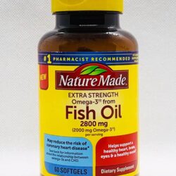 dau ca nature made fish oil 2800mg 2000mg omega 3 60 softgels ke