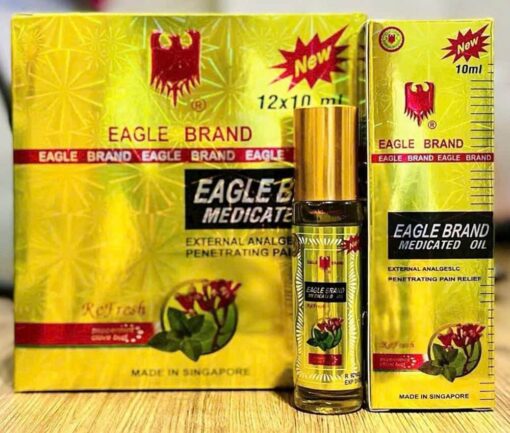 dau gio vang con o mui dinh huong my dang lan eagle brand medicated oil peppermint clove bud loc 12ml x14 chai 10mlx12new 311224 ka