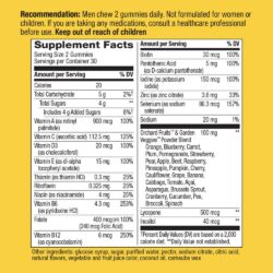 Kẹo dẻo bổ sung Vitamin cho nam Alive Men’s Gummy Multivitamin 60 Gummies 17 keo deo bo sung vitamin cho nam alive mens gummy multivitamin 60 gummies kf